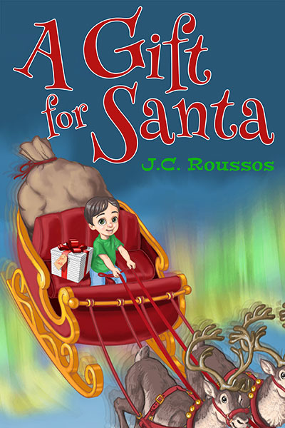 Book cover for A Gift For Santa. 